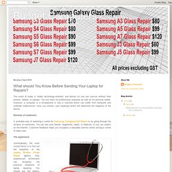 What should You Know Before Sending Your Laptop for Repairs?