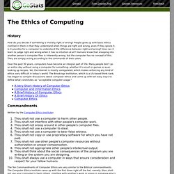 The Ethics of Computing - Free Analytics & Website Counter