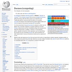 Daemon (computing)