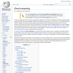 Cloud computing