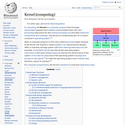 Kernel (computing)