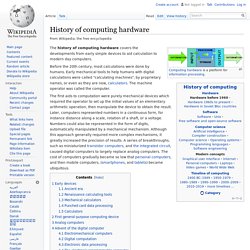 History of computing hardware