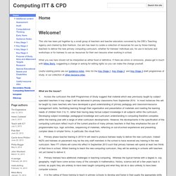 Computing ITT & CPD