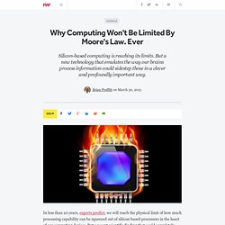 Why Computing Won't Be Limited By Moore's Law. Ever