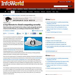 9 top threats to cloud computing security