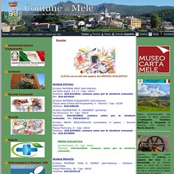 Comune di Mele (GE): Scuole