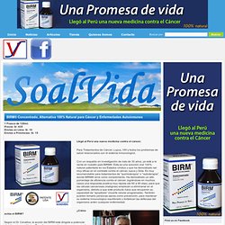 BIRM® Concentrado, Alternativa 100% Natural para Cáncer y Enfermedades Autoinmunes