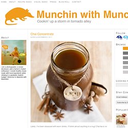 Chai Concentrate « munchin with munchkin