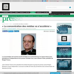 InaGloba, 30/11/2015/ « La concentration des médias va s’accélérer »
