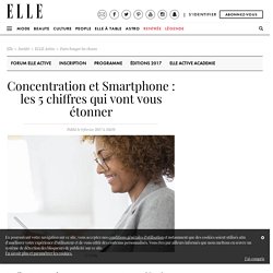 Concentration et Smartphone : les 5 chiffres qui vont vous étonner