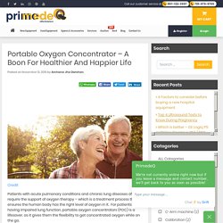 Portable Oxygen Concentrator For Healthier & Happier Life by PrimedeQ