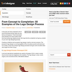 From Concept to Completion: 50 Examples Of Logo Design Process