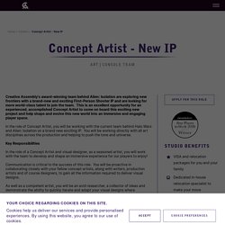 Concept Artist - New IP