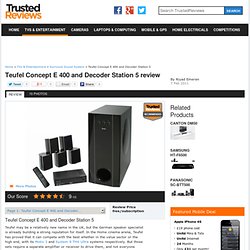 Teufel Concept E 400 and Decoder Station 5 review - page 3 - Home Cinema reviews - TrustedReviews