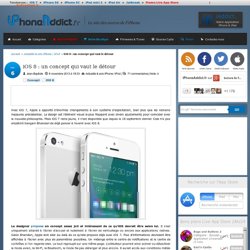 iOS 8 : un concept qui vaut le détour