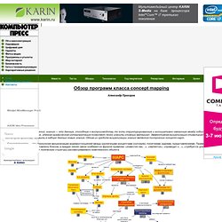 Обзор программ класса concept mapping