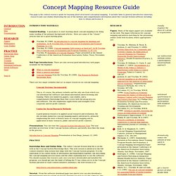 Concept Mapping Resource Guide