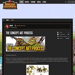 The Concept Art Process — Dungeon Defenders