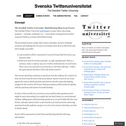 Svenska Twitteruniversitetet