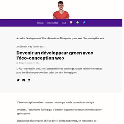 Éco-conception web - Comment coder un site écologique □ – Alex so yes