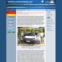 05/13 > BE Allemagne 525 > Conception d'une voiture électrique à 5.000 euros à l'Université technique d'Aix-la-Chapelle