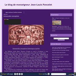immaculée conception - Le blog de monseigneur Jean-Louis Poncelet