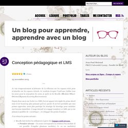 Conception pédagogique et LMS