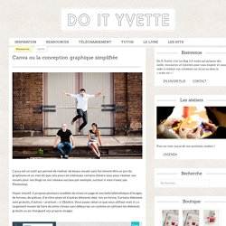 Canva ou la conception graphique simplifiée