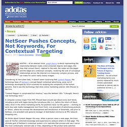 NetSeer Pushes Concepts, Not Keywords, for Contextual Targeting