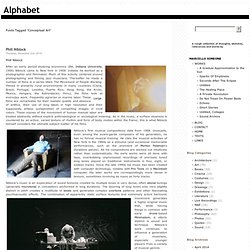 Conceptual Art « Alphabet