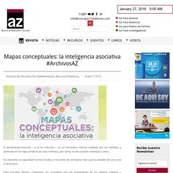 Mapas conceptuales: la inteligencia asociativa #ArchivosAZ