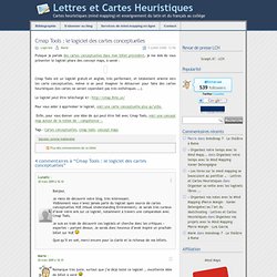 » Cmap Tools : le logiciel des cartes conceptuelles - Lettres et Cartes Heuristiques