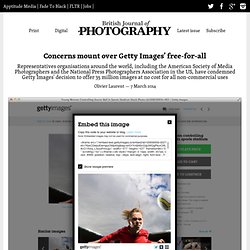 Industry concerned about Getty Images’ free-for-all approach