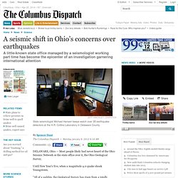 A seismic shift in Ohio’s concerns over earthquakes