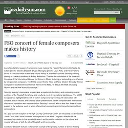 FSO concert of female composers makes history
