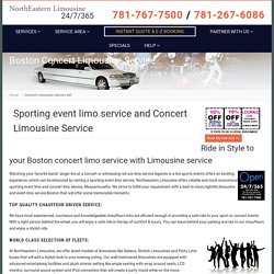 Concert Limo Service Boston