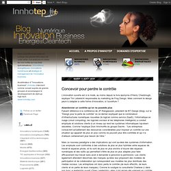 Concevoir pour perdre le contrôle