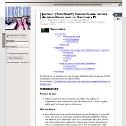 [Tuto/HowTo] Concevoir une camera de surveillance avec un Raspberry Pi