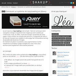 Concevoir un système de LazyLoading en jQuery » Shakup