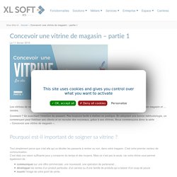 Concevoir une vitrine de magasin - volet 1