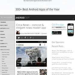 Circa News - concise & elegant news reader app