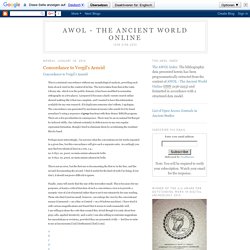 AWOL - The Ancient World Online: Concordance to Vergil's Aeneid