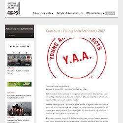 Concours : young arab architects 2012