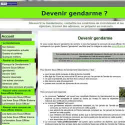 Concours Gendarmerie - Devenir gendarme ?