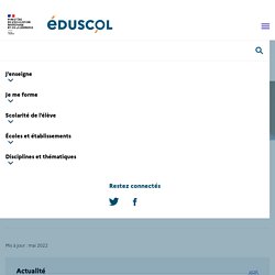 Ministère de l'Éducation nationale, de la Jeunesse et des Sports - Direction générale de l'enseignement scolaire