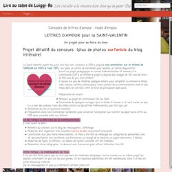 Concours de lettres d'amour : mode d'emploi