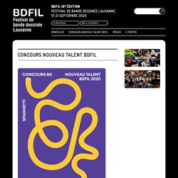 Concours Nouveau Talent BDFIL - BDFIL
