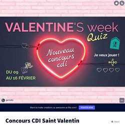 Concours CDI Saint Valentin 2021 by Ory Laetitia on Genially