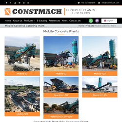 Mobile Concrete Batching Plants