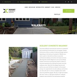 Concrete Walkway Contractors